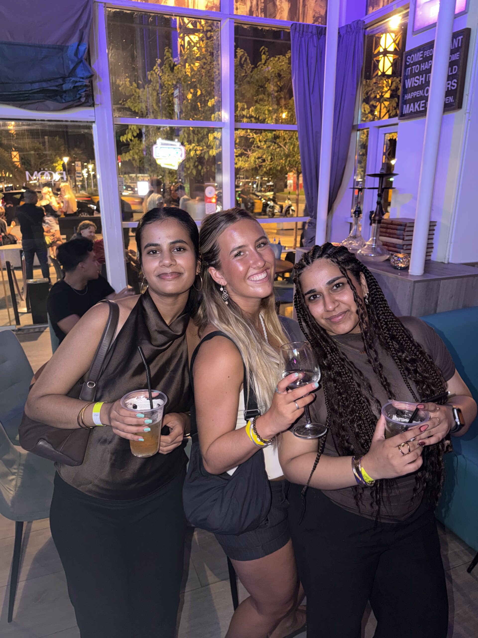 Group on a Barcelona pub crawl