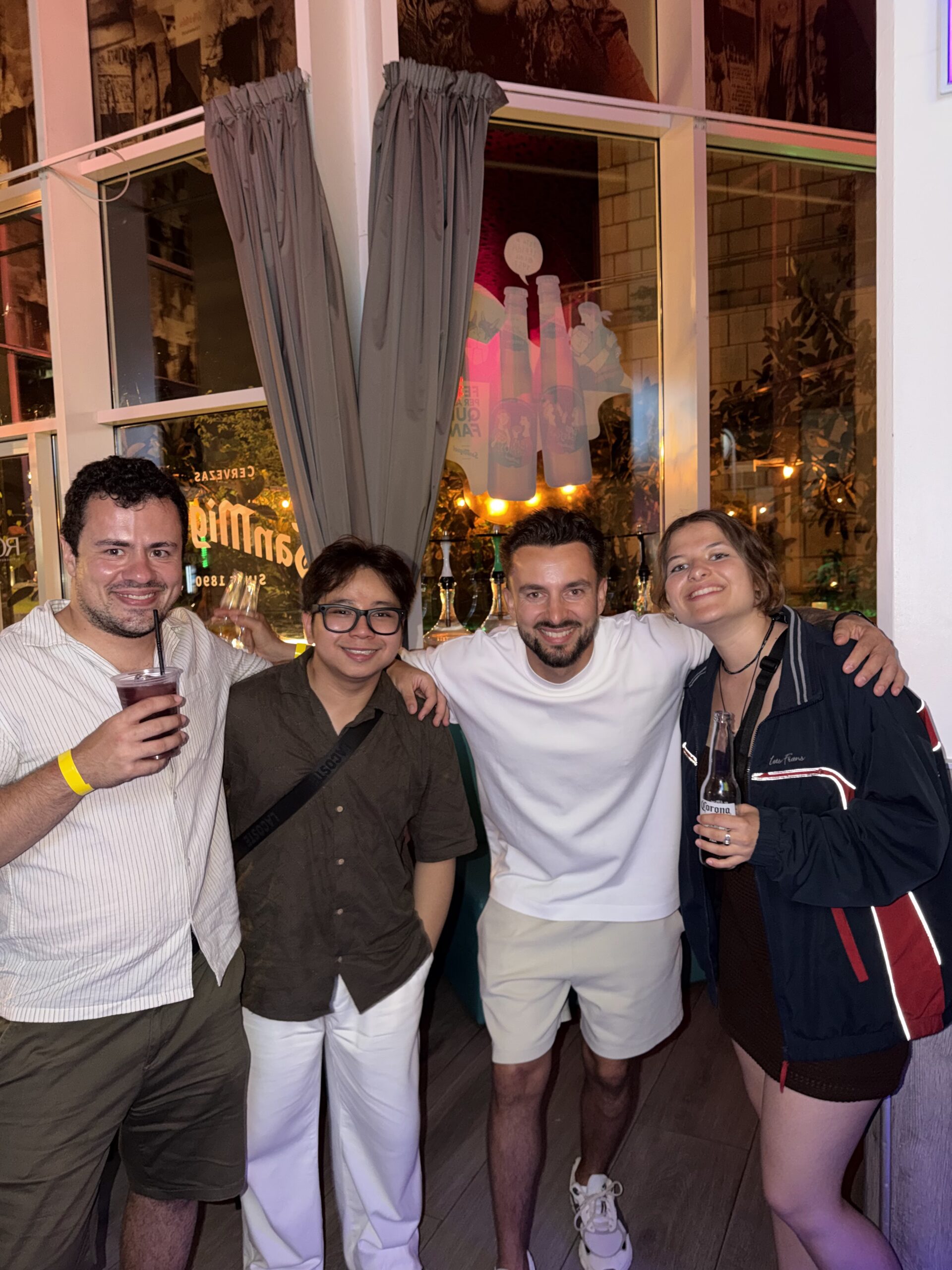Travellers meeting in Barcelona