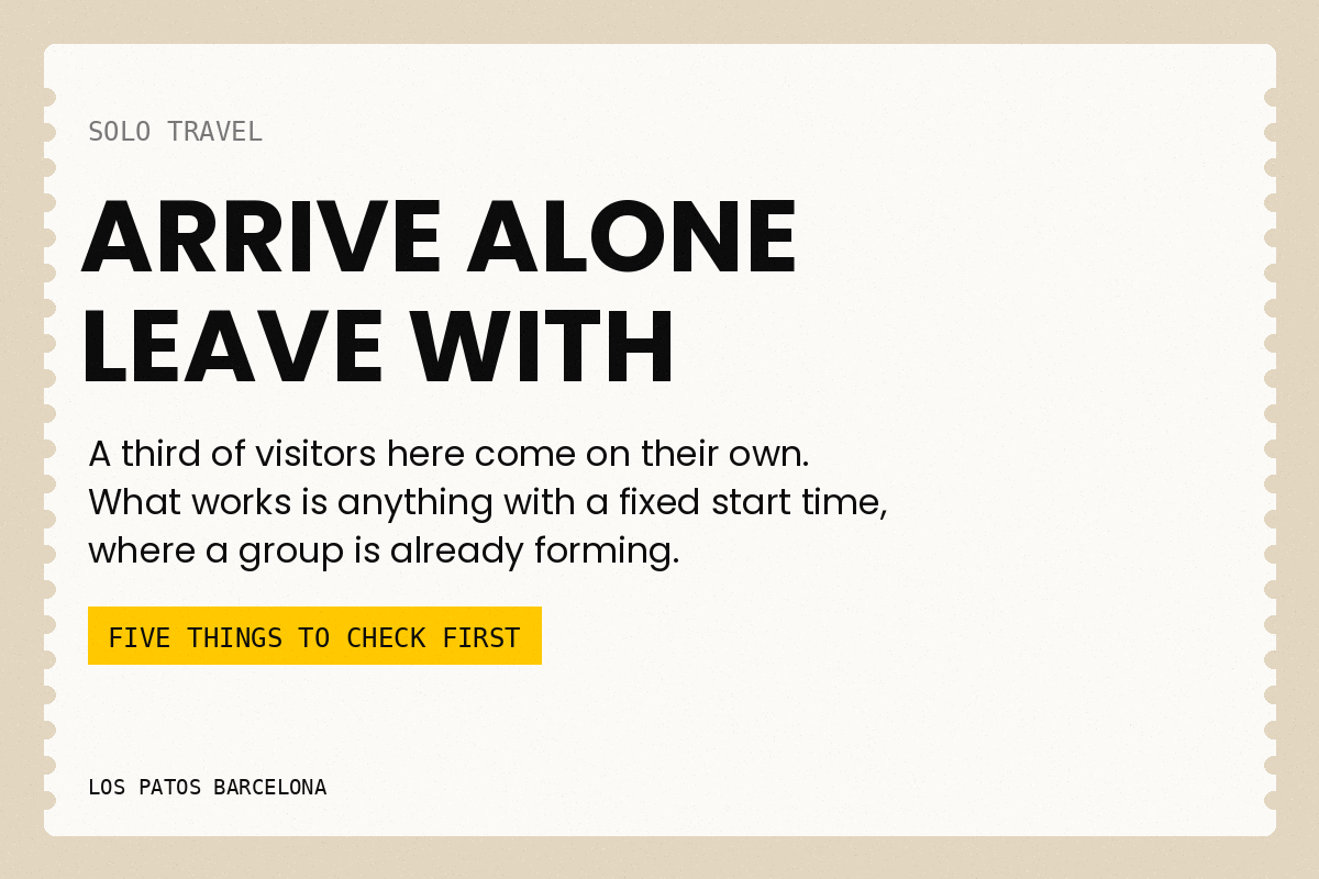 How to Meet People in Barcelona When You Arrive Alone