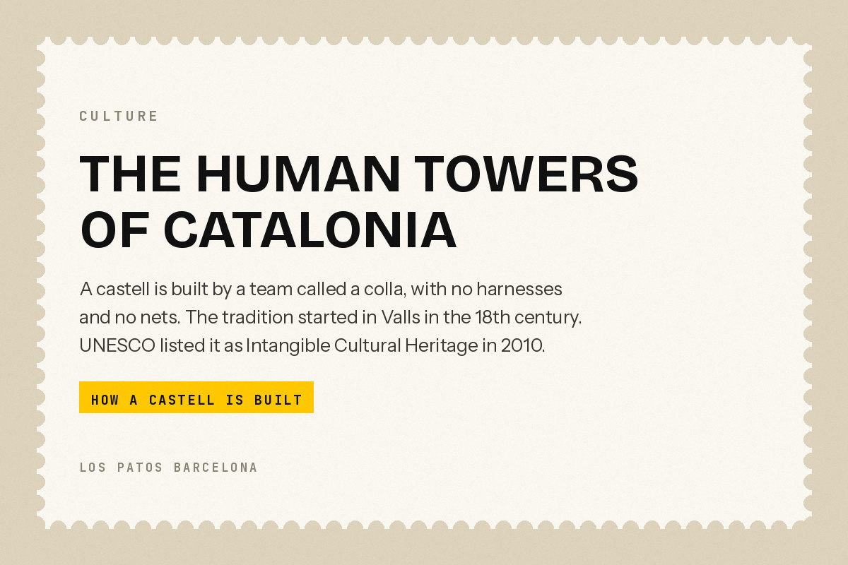 Castells: How Catalonia Builds Human Towers