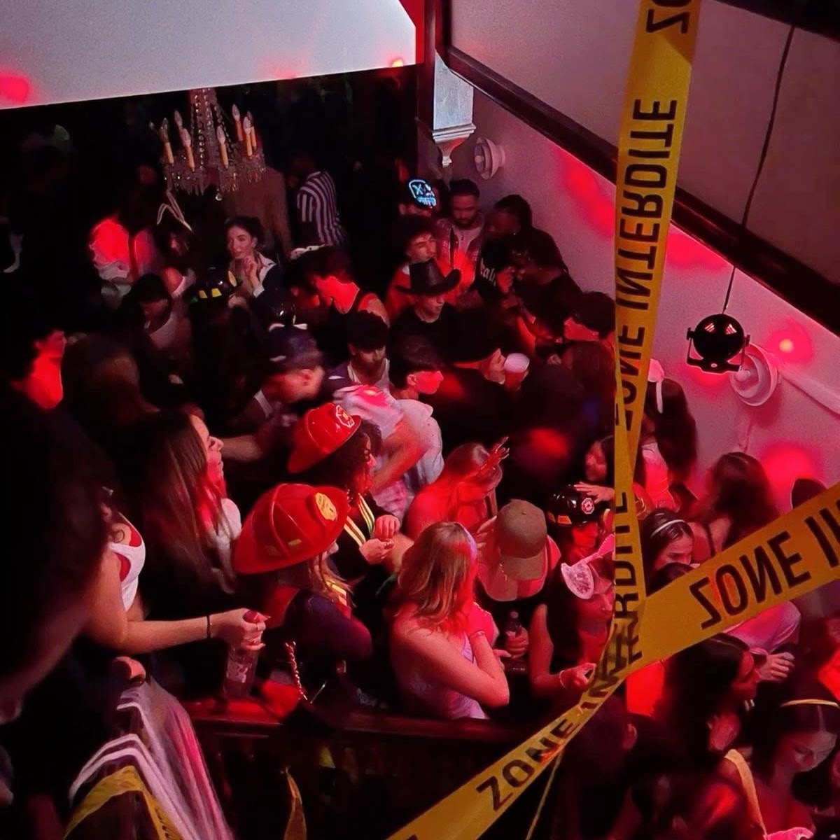 Halloween night at a club